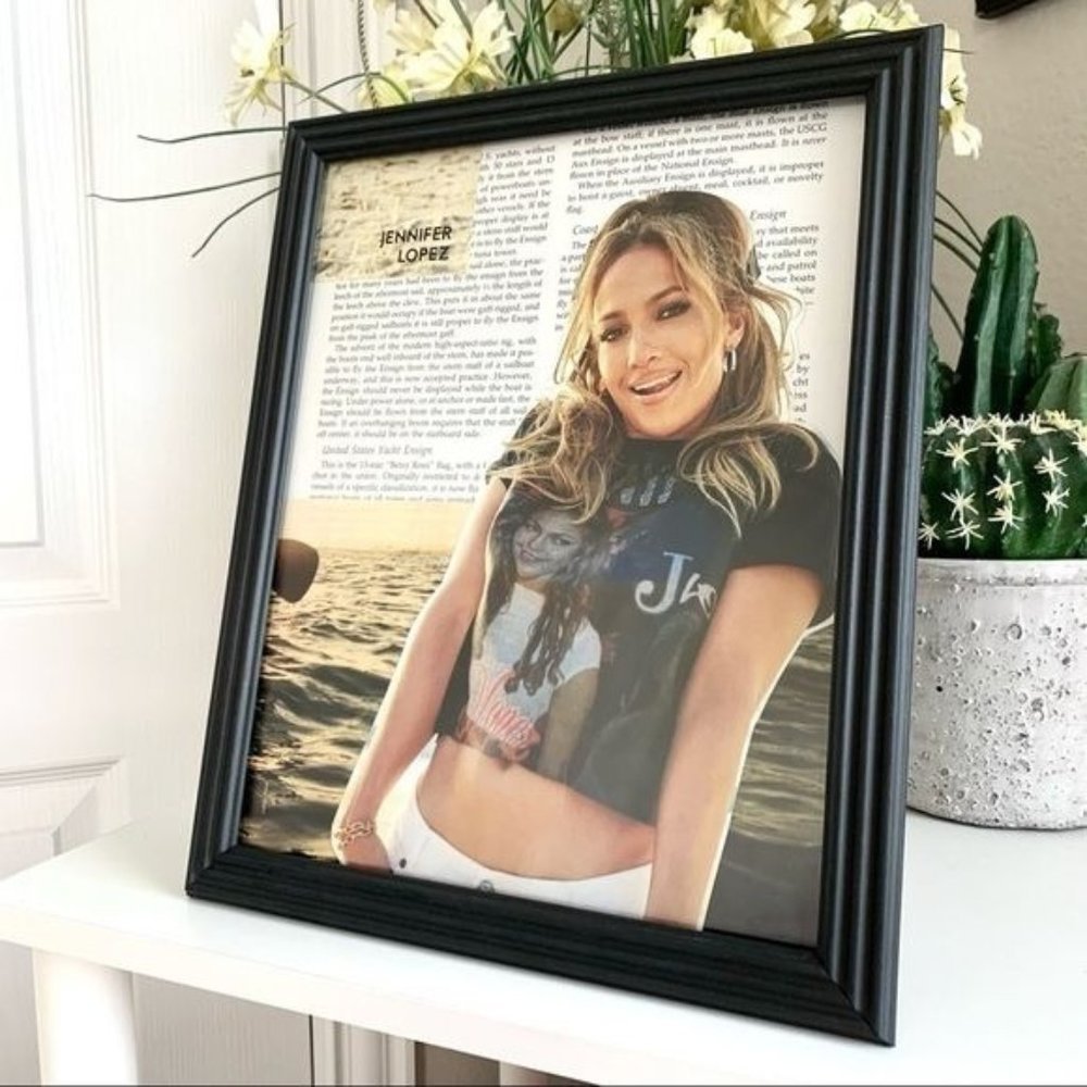 Jennifer Lopez Handmade 8x10 Celebrity Collage